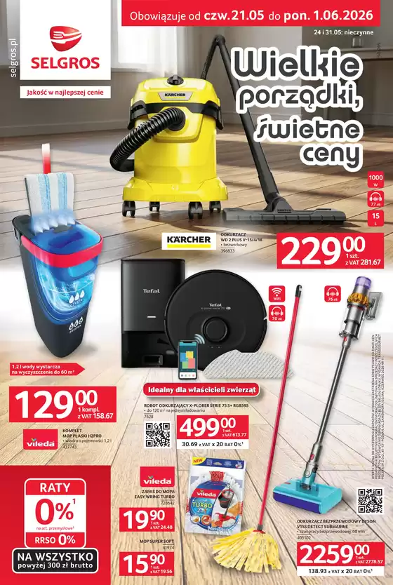 Katalog Selgros | Katalog Sprzątanie | 2026-05-21T00:00:00.000Z - 2026-06-01T00:00:00.000Z