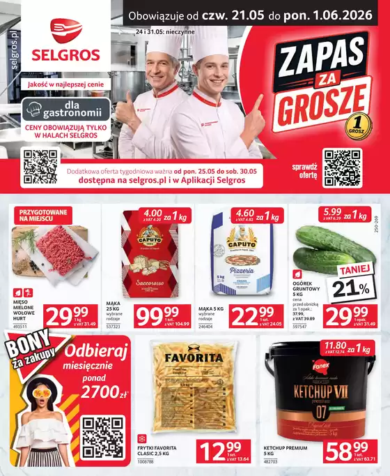 Katalog Selgros | Oferta dla gastronomii | 2026-05-21T00:00:00.000Z - 2026-06-01T00:00:00.000Z