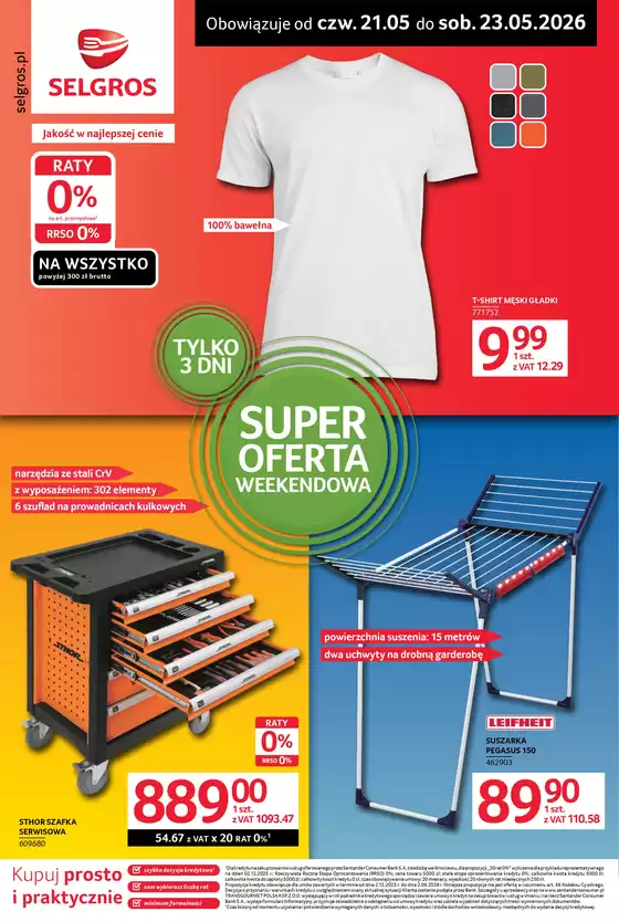 Katalog Selgros | Oferta weekendowa | 2026-05-21T00:00:00.000Z - 2026-05-23T00:00:00.000Z