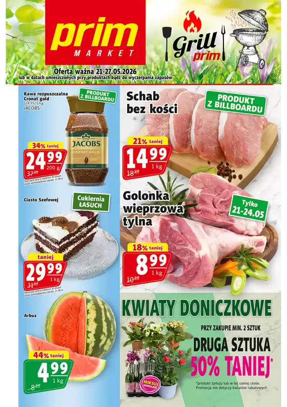 Katalog Prim Market w: Głogów | Ekskluzywne okazje | 2026-05-21T00:00:00.000Z - 2026-05-27T00:00:00.000Z