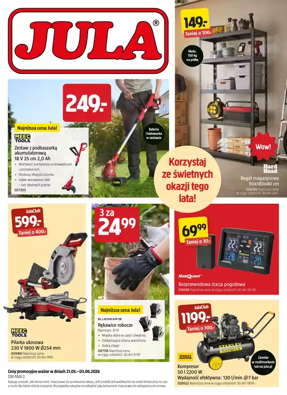 Katalog Jula w: Skwierzyna | TC | 2026-05-21T00:00:00.000Z - 2026-06-03T00:00:00.000Z