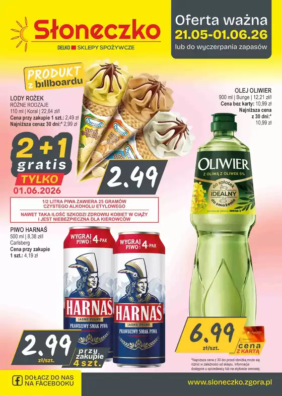 Katalog Słoneczko w: Słupia Wielka | Sloneczko gazetka | 2026-05-21T00:00:00.000Z - 2026-06-01T00:00:00.000Z