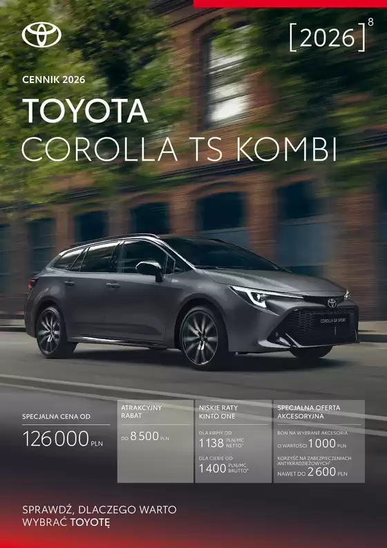 Katalog Toyota w: Janków Drugi | Spec corolla ts kombi rm26 rp26 | 2026-01-01T00:00:00.000Z - 2026-12-31T00:00:00.000Z