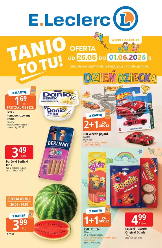 Katalog E.Leclerc | Rabaty i promocje | 2026-05-25T00:00:00.000Z - 2026-06-01T00:00:00.000Z