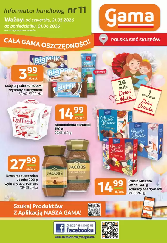 Katalog GAMA w: Konstancin-Jeziorna | GAMA gazetka | 2026-05-21T00:00:00.000Z - 2026-06-01T00:00:00.000Z