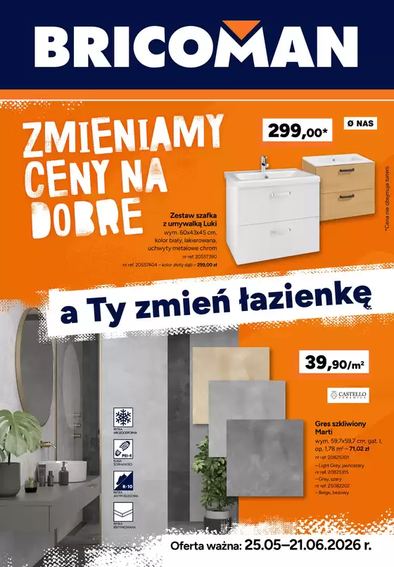 Katalog Bricoman w: Bodzentyn | Gazetka Bricoman | 2026-05-25T00:00:00.000Z - 2026-06-21T00:00:00.000Z