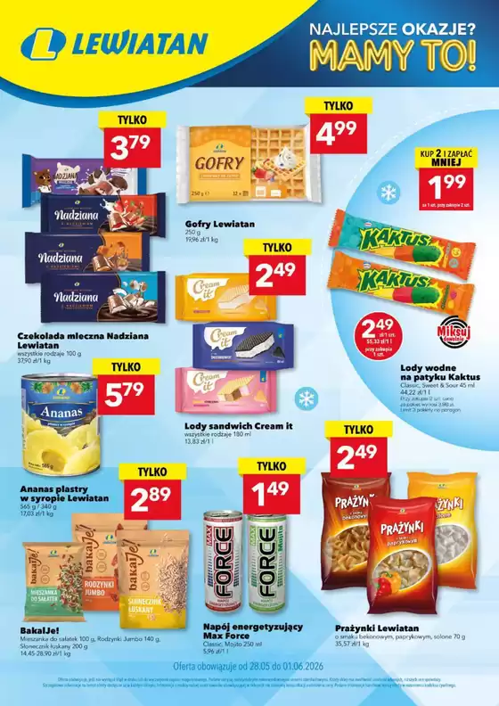 Katalog Lewiatan | Ekskluzywne oferty dla naszych klientów | 2026-05-28T00:00:00.000Z - 2026-06-01T00:00:00.000Z