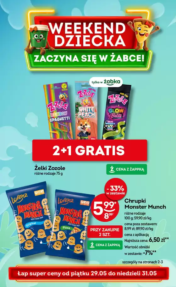 Katalog Żabka | Aktualne okazje i oferty | 2026-05-29T00:00:00.000Z - 2026-05-31T00:00:00.000Z