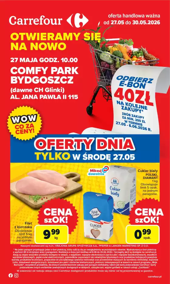 Katalog Carrefour | Gazetka Otwieramy się na nowo | 2026-05-26T00:00:00.000Z - 2026-05-30T00:00:00.000Z