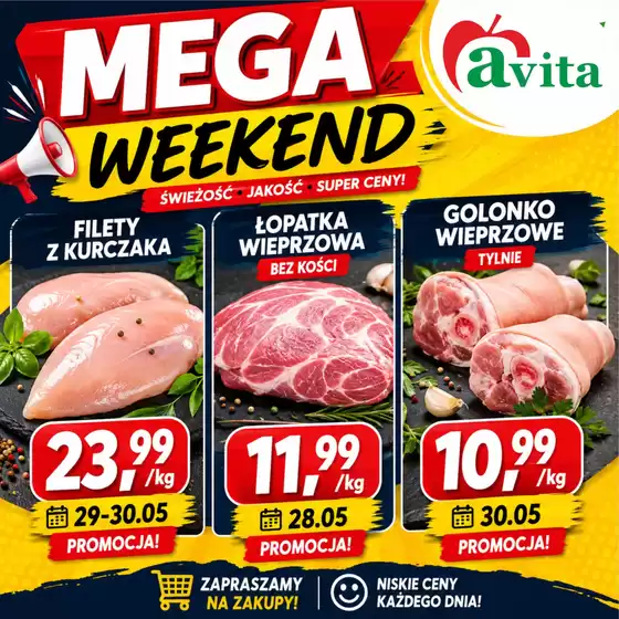 Katalog Avita w: Nowa Sól |  Mega weekend w Avicie! | 2026-05-28T00:00:00.000Z - 2026-05-30T00:00:00.000Z