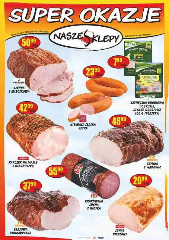 Katalog Nasze sklepy w: Nowa Sól | Super okazje  | 2026-05-28T00:00:00.000Z - 2026-06-18T00:00:00.000Z