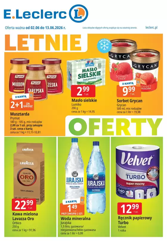 Katalog E.Leclerc | Najlepsze oferty dla oszczędnych | 2026-06-02T00:00:00.000Z - 2026-06-13T00:00:00.000Z