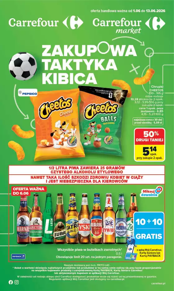 Katalog Carrefour w: Libertów | Gazetka Zakupowa taktyka kibica | 2026-05-31T00:00:00.000Z - 2026-06-13T00:00:00.000Z