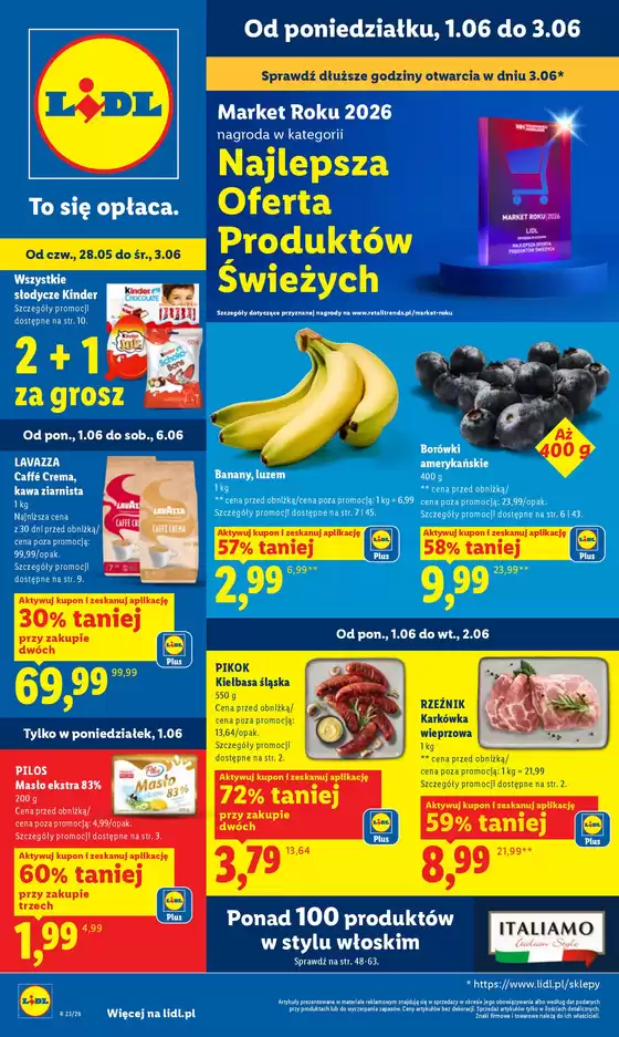 Katalog Lidl | Gazetka od 1.06 | 2026-06-01T00:00:00.000Z - 2026-06-03T00:00:00.000Z