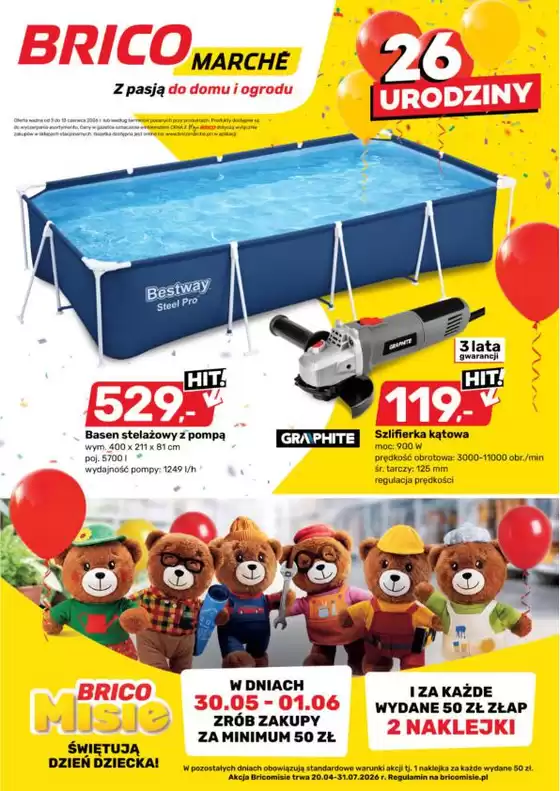 Katalog Bricomarche w: Myszków | Nowe oferty do odkrycia | 2026-06-03T00:00:00.000Z - 2026-06-13T00:00:00.000Z