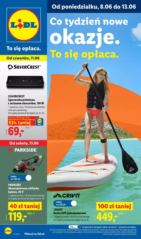 Katalog Lidl | Katalog ważny od 8.06 do 13.06 | 2026-06-08T00:00:00.000Z - 2026-06-13T00:00:00.000Z