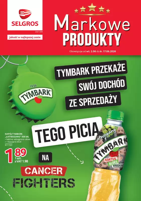 Katalog Selgros | Markowe Produkty | 2026-06-02T00:00:00.000Z - 2026-06-17T00:00:00.000Z
