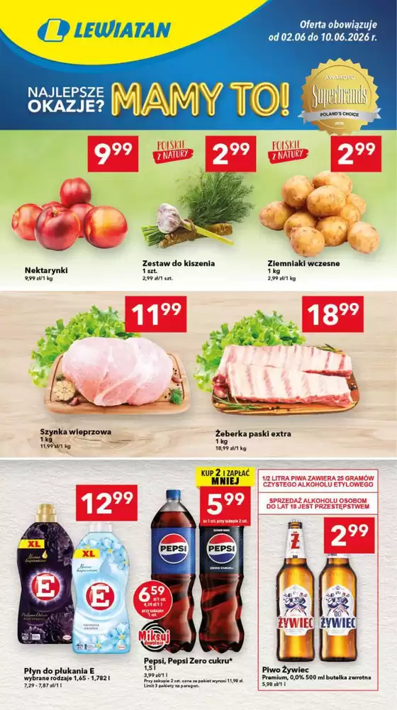 Katalog Lewiatan w: Dąbrowa Białostocka | Aktualne oferty i promocje | 2026-06-02T00:00:00.000Z - 2026-06-10T00:00:00.000Z