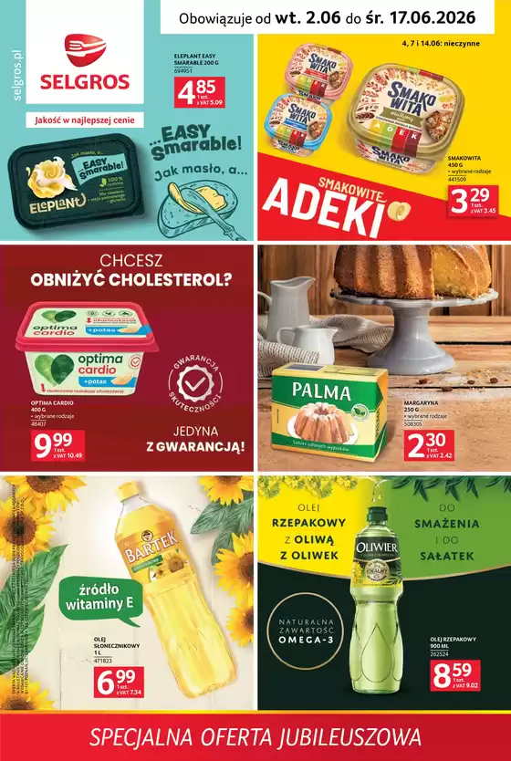 Katalog Selgros | Specjalna Oferta Jubileuszowa | 2026-06-02T00:00:00.000Z - 2026-06-17T00:00:00.000Z