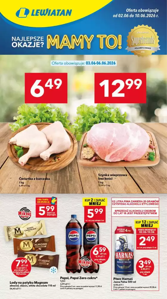 Katalog Lewiatan w: Dobre Miasto | Najlepsze oferty dla wszystkich klientów | 2026-06-02T00:00:00.000Z - 2026-06-10T00:00:00.000Z
