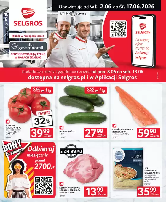 Katalog Selgros | Oferta dla gastronomii | 2026-06-02T00:00:00.000Z - 2026-06-17T00:00:00.000Z