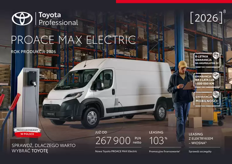 Katalog Toyota | Spec nowy proace max ev py26 | 2026-06-02T00:00:00.000Z - 2026-06-16T00:00:00.000Z