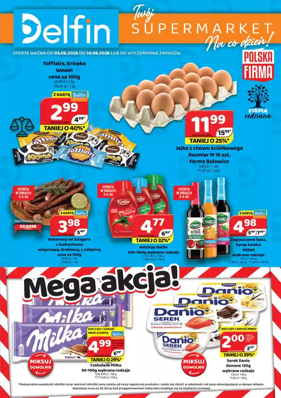 Katalog Delfin w: Żary | Delfin gazetka | 2026-06-03T00:00:00.000Z - 2026-06-14T00:00:00.000Z