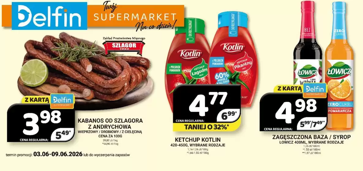Katalog Delfin w: Żary | Najlepsze oferty dla oszczędnych | 2026-06-03T00:00:00.000Z - 2026-06-09T00:00:00.000Z