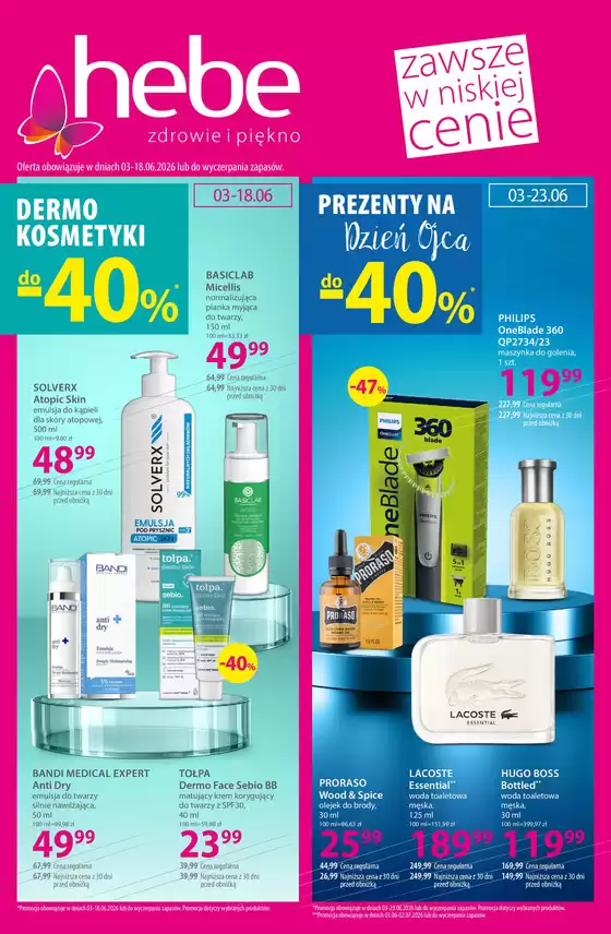 Katalog Hebe w: Niechobrz | Hebe gazetka | 2026-06-03T00:00:00.000Z - 2026-07-07T00:00:00.000Z