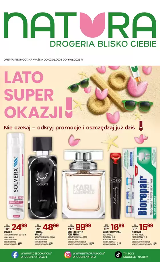 Katalog Drogerie Natura w: Zaczernie | 36f180056d1352bd97ca2472c60b44d7f7f76b58 | 2026-06-03T00:00:00.000Z - 2026-06-16T00:00:00.000Z
