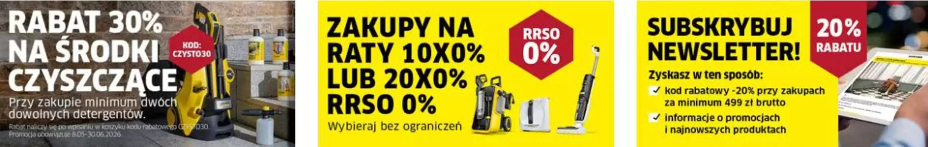 Katalog Karcher w: Zaczernie | Sprawdź promocje w naszym sklepie internetowym  | 2026-06-03T00:00:00.000Z - 2026-06-17T00:00:00.000Z
