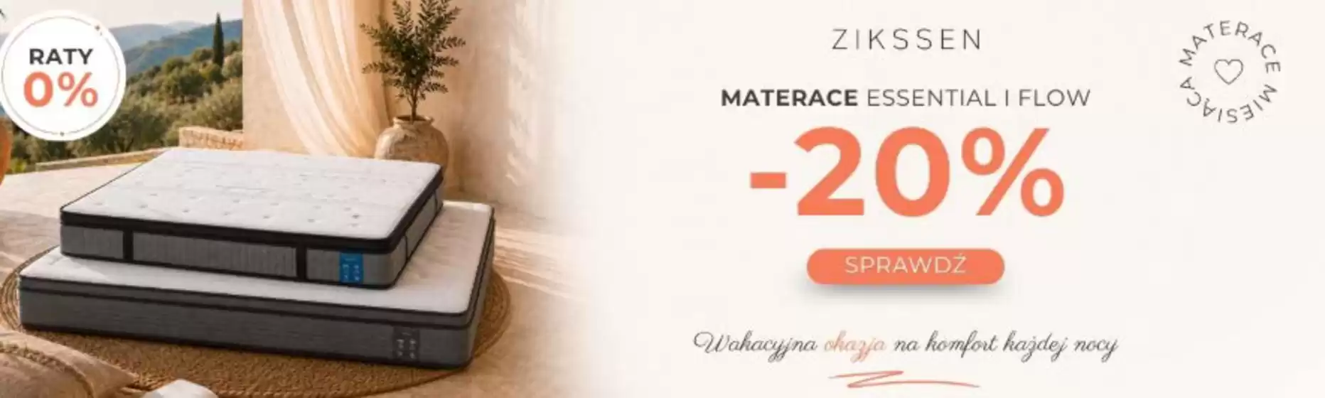 Katalog Senpo | Materace miesiąca 20%  | 2026-06-03T00:00:00.000Z - 2026-06-21T00:00:00.000Z