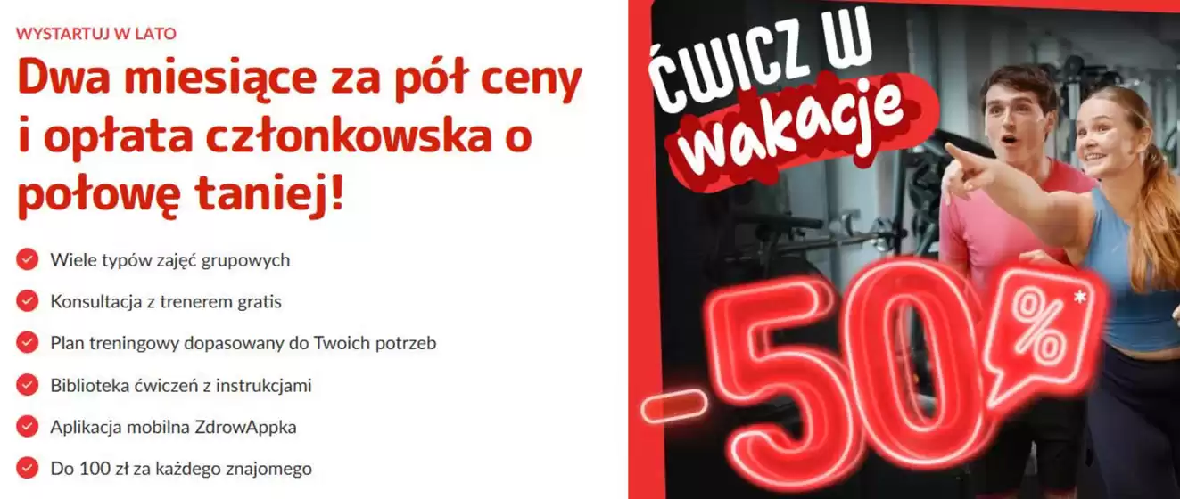 Katalog Fabryka Formy | Ćwicz w wakacje -50 %  | 2026-06-03T00:00:00.000Z - 2026-06-21T00:00:00.000Z