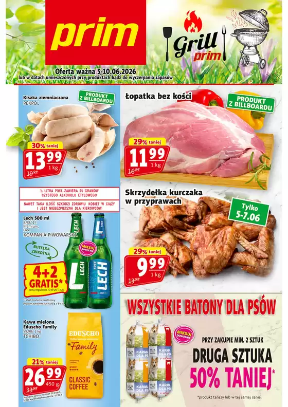 Katalog Prim Market w: Żukowo | Ekskluzywne okazje | 2026-06-05T00:00:00.000Z - 2026-06-10T00:00:00.000Z