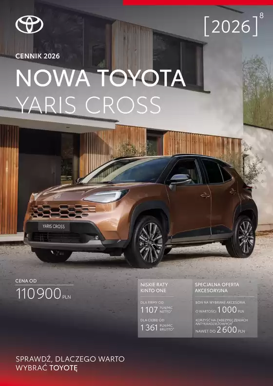 Katalog Toyota w: Myślibórz | Spec nowy yaris cross my 2026 | 2026-01-01T00:00:00.000Z - 2026-12-31T00:00:00.000Z