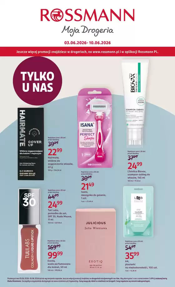 Katalog Rossmann | Gazetka promocyjna Rossmanna | 2026-06-03T00:00:00.000Z - 2026-06-10T00:00:00.000Z