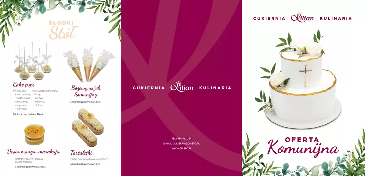 Katalog Cukiernia Królewska | Oferta Komunijna  | 2026-06-05T00:00:00.000Z - 2026-12-31T00:00:00.000Z