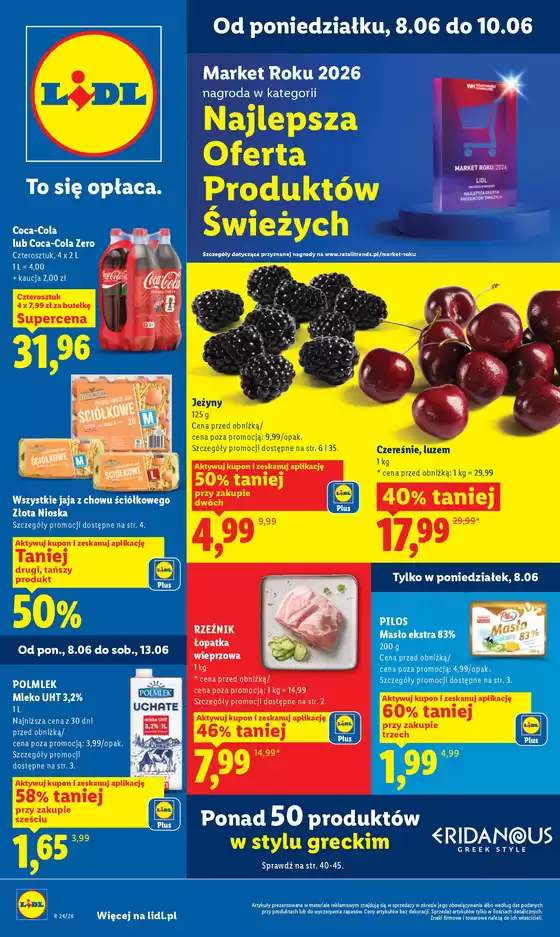 Katalog Lidl | Gazetka od 8.06 | 2026-06-08T00:00:00.000Z - 2026-06-10T00:00:00.000Z