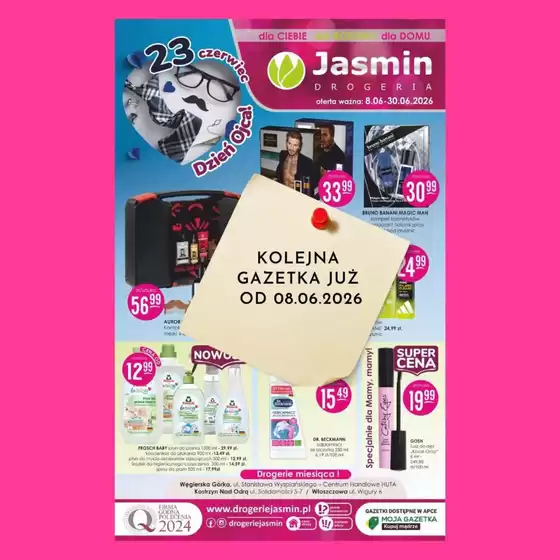 Katalog Jaśmin w: Szamotuły | Jaśmin gazetka | 2026-06-08T00:00:00.000Z - 2026-06-30T00:00:00.000Z