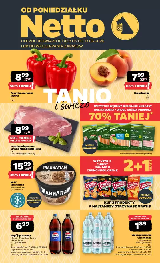 Katalog Netto | Tanio I świeżo | 2026-06-08T00:00:00.000Z - 2026-06-13T00:00:00.000Z