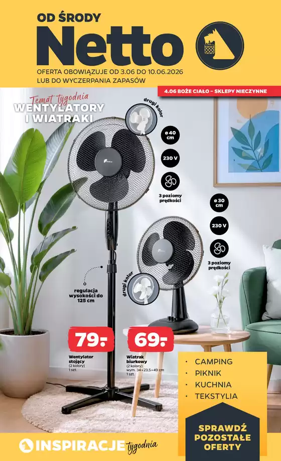 Katalog Netto | Temat tygodnia wentylatory I wiatraki | 2026-06-08T00:00:00.000Z - 2026-06-10T00:00:00.000Z