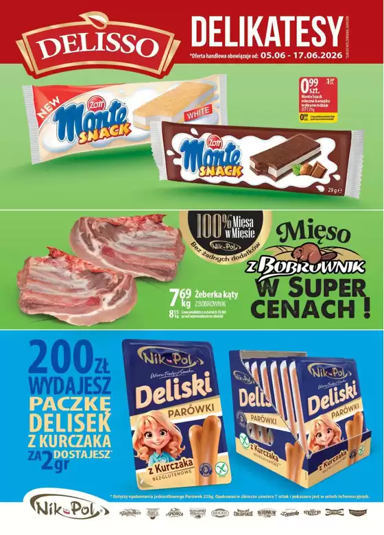 Katalog Delisso Delikatesy w: Oświęcim | Delisso Delikatesy gazetka | 2026-06-05T00:00:00.000Z - 2026-06-17T00:00:00.000Z