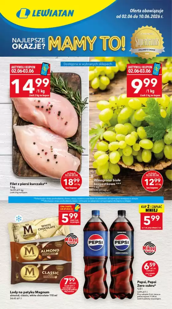 Katalog Lewiatan | Atrakcyjne oferty specjalne dla wszystkich | 2026-06-02T00:00:00.000Z - 2026-06-10T00:00:00.000Z