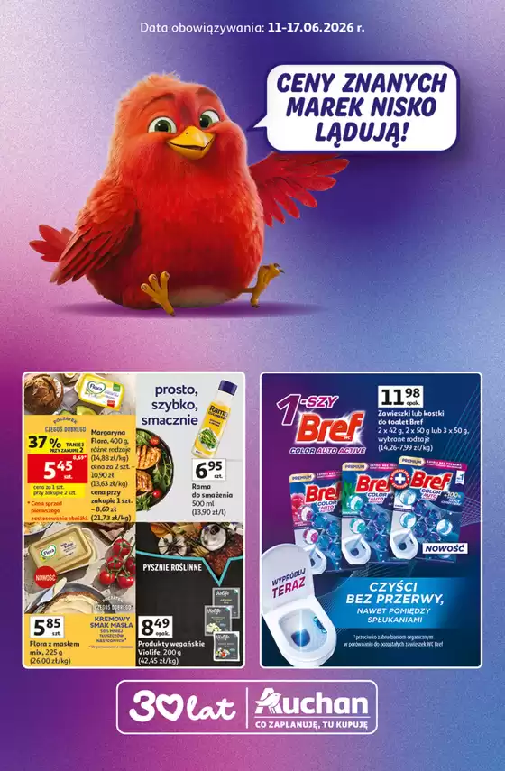 Katalog Auchan | Gazetka Znane Marki Hipermarket Auchan | 2026-06-11T00:00:00.000Z - 2026-06-17T00:00:00.000Z