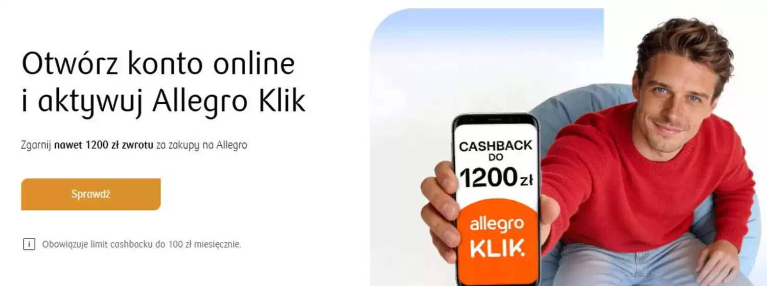 Katalog PKO Bank Polski w: Warta | Zgarnij nawet 1200 zł zwrotu za zakupy na Allegro | 2026-06-09T00:00:00.000Z - 2026-07-05T00:00:00.000Z