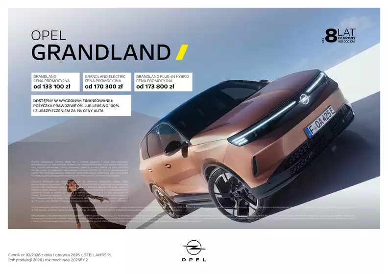 Katalog Opel w: Pisz | Opel Grandland 2026 | 2026-06-10T00:00:00.000Z - 2027-04-30T00:00:00.000Z