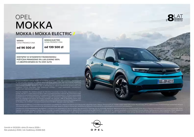 Katalog Opel w: Pisz | Mokka Electric 2026 | 2026-06-10T00:00:00.000Z - 2027-04-30T00:00:00.000Z
