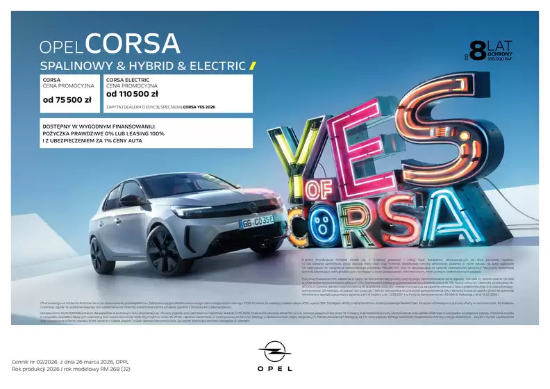 Katalog Opel w: Pisz | Corsa Spalinowy & Hybrid & Electric 2026 | 2026-06-10T00:00:00.000Z - 2027-04-30T00:00:00.000Z