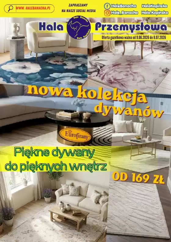 Katalog Hale Banacha w: Chorzelów | Nowa kolekcja dywanów | 2026-06-10T00:00:00.000Z - 2026-07-08T00:00:00.000Z