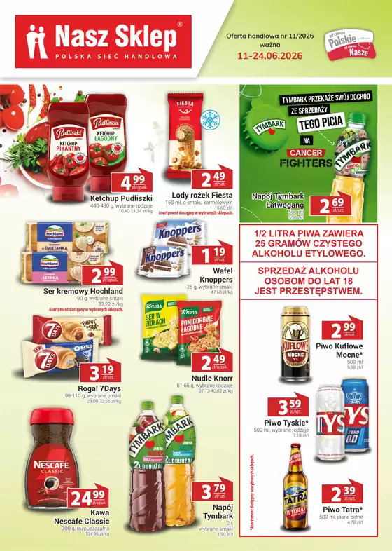 Katalog Nasz Sklep w: Myślenice | Świetne rabaty na wybrane produkty | 2026-06-11T00:00:00.000Z - 2026-06-24T00:00:00.000Z